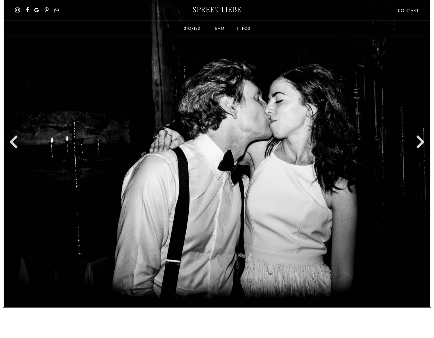 Aktuelle Website-Vorschau von Spree-Liebe Hochzeitsfotografie