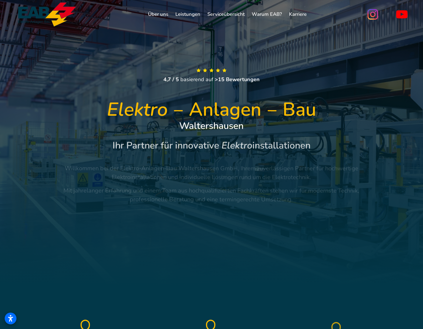 Aktuelle Website-Vorschau von Elektro-Anlagen-Bau GmbH