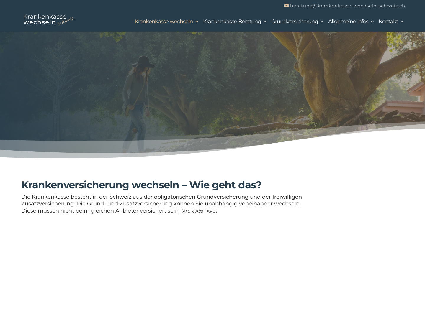 Aktuelle Website-Vorschau von Krankenkasse Hilfe