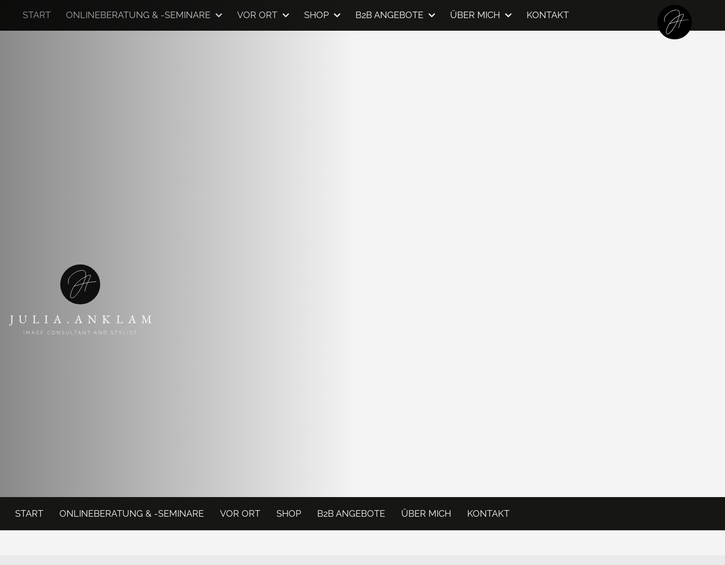 Aktuelle Website-Vorschau von Imageconsulting