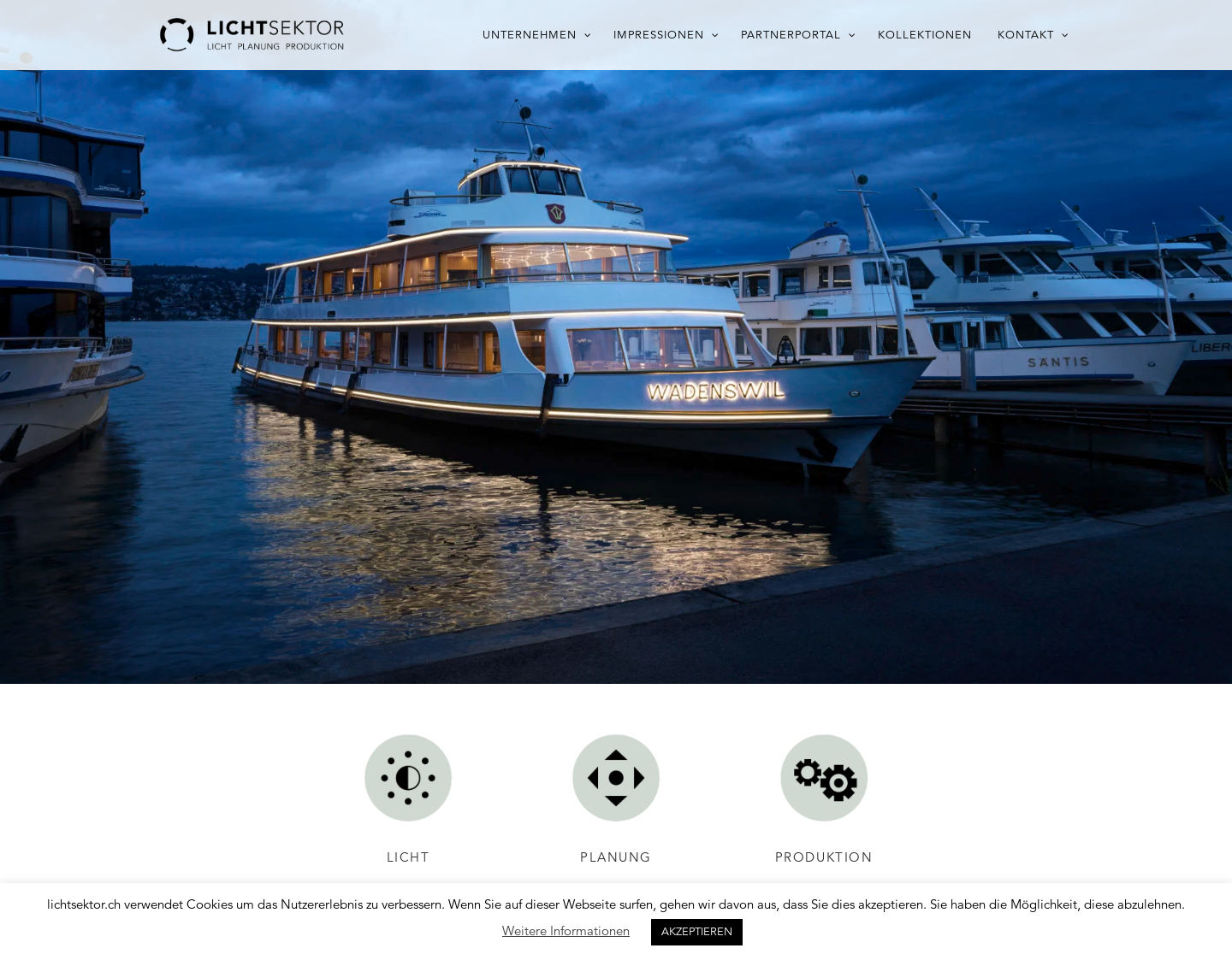 Aktuelle Website-Vorschau von Lampen Schweiz online Handel