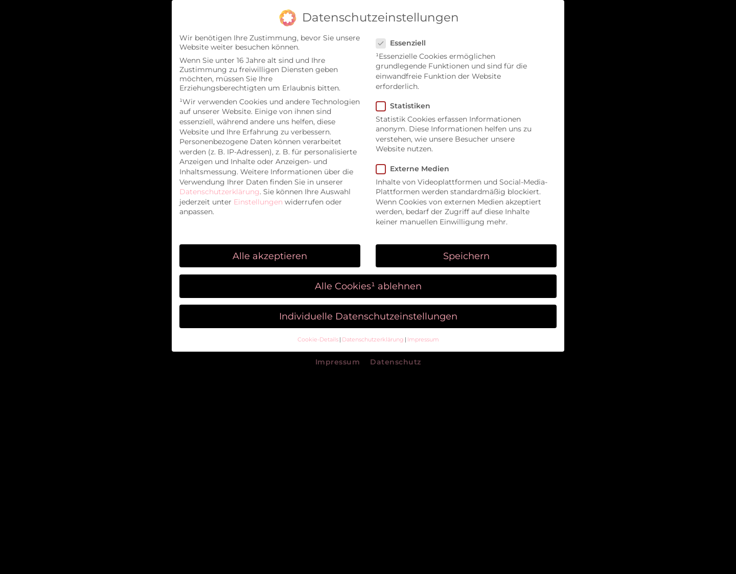 Aktuelle Website-Vorschau von Secret Service Massage Frankfurt
