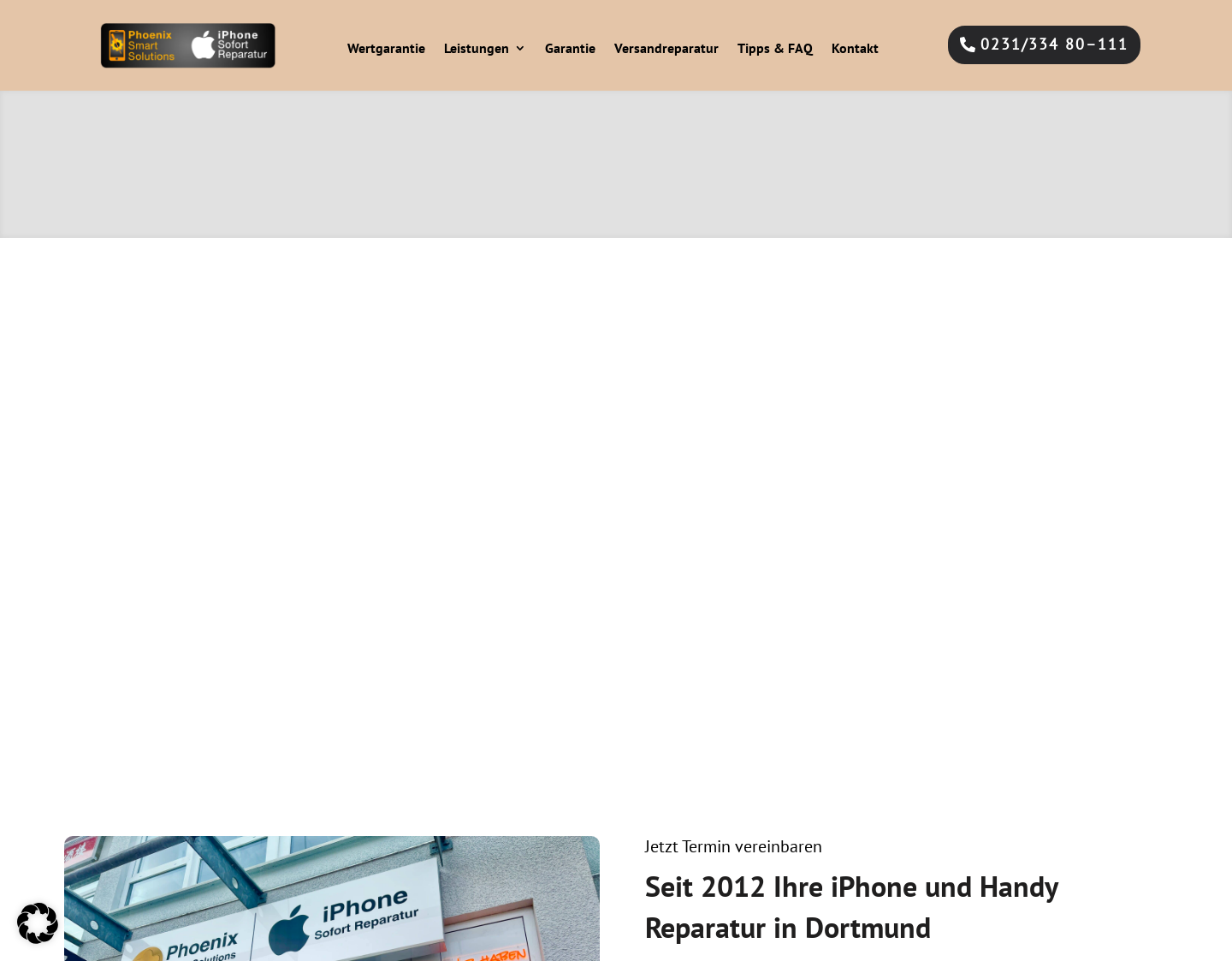 Aktuelle Website-Vorschau von Iphone Doktor Dortmund