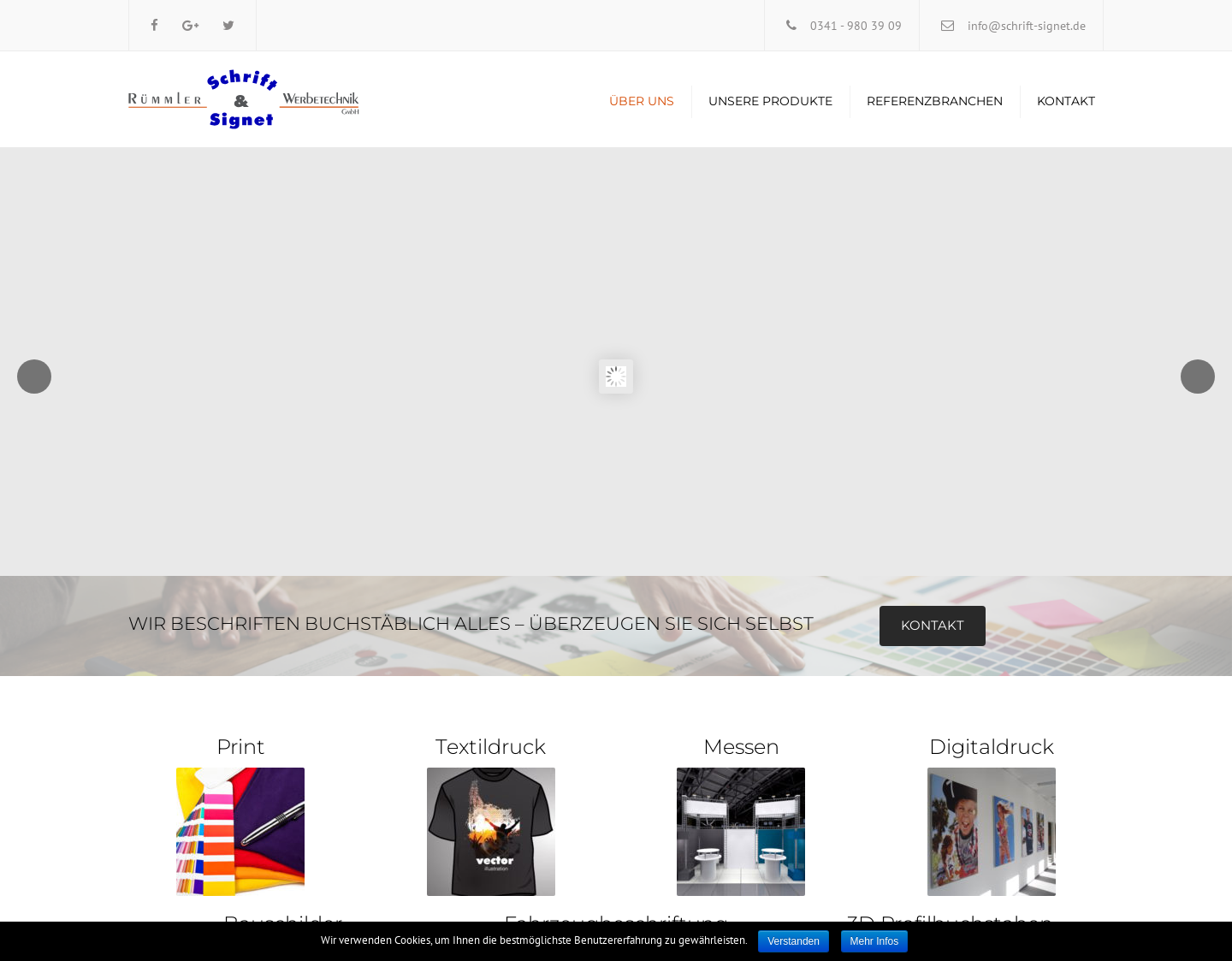 Aktuelle Website-Vorschau von Rümmler Werbetechnik GmbH