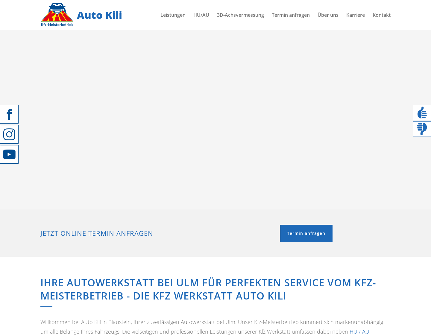 Aktuelle Website-Vorschau von Auto Kili Kfz-Meisterbetrieb GmbH