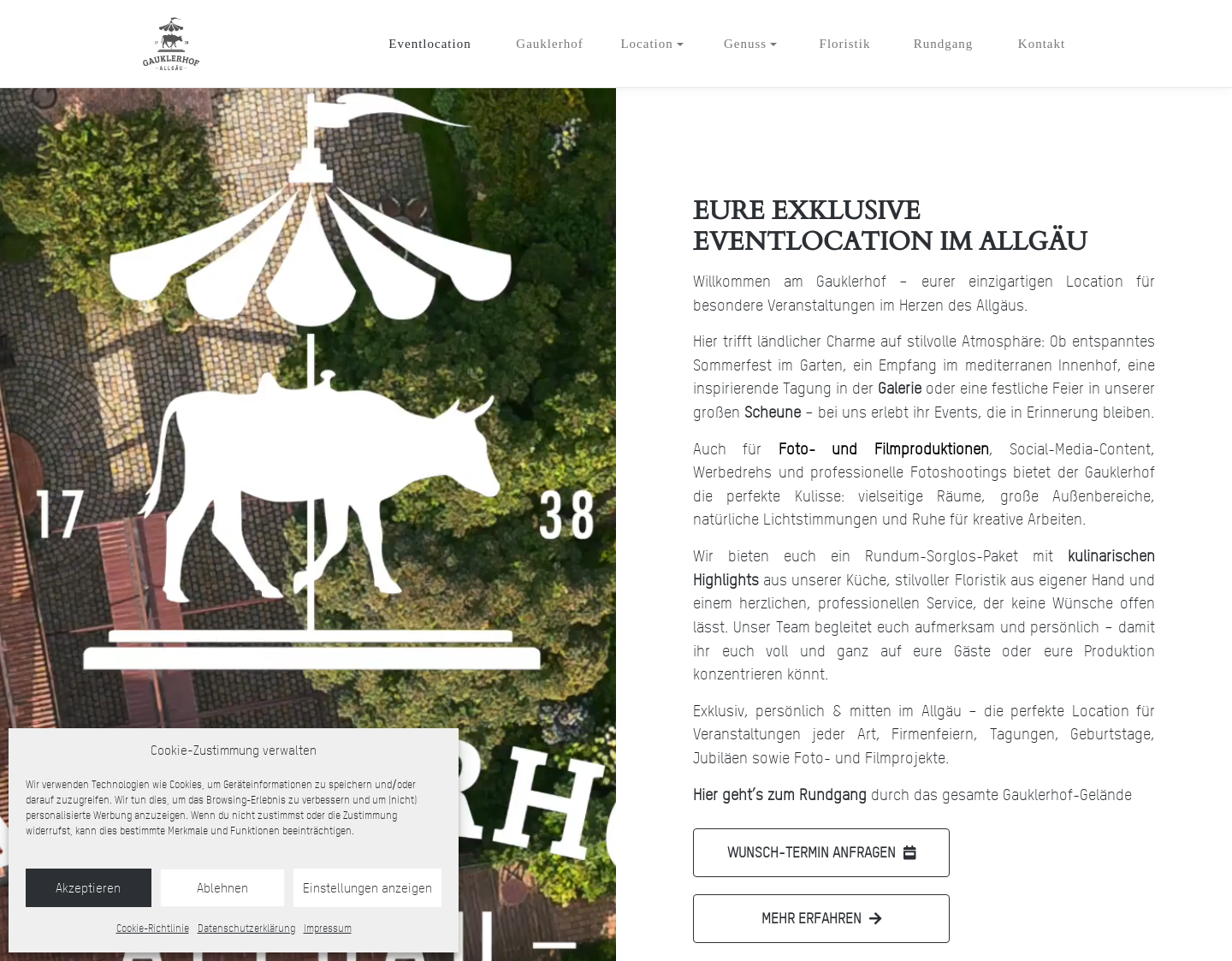 Aktuelle Website-Vorschau von Gaukler GmbH