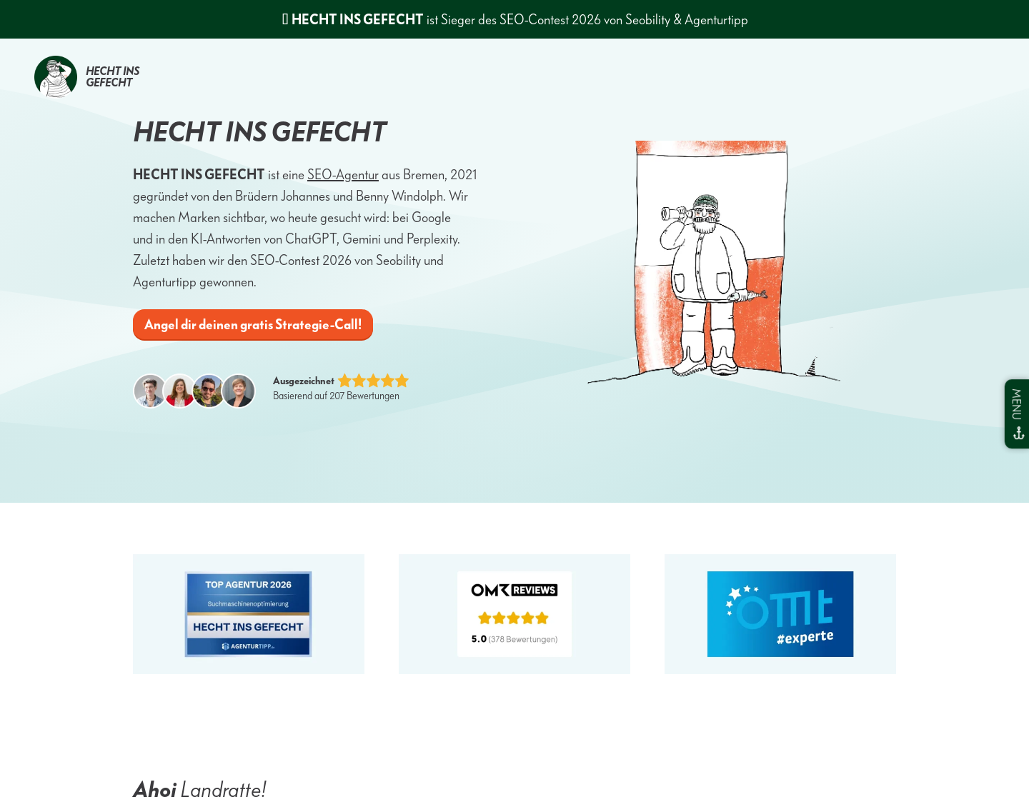 Aktuelle Website-Vorschau von Internetagentur fragbenny in Bremen bietet Online