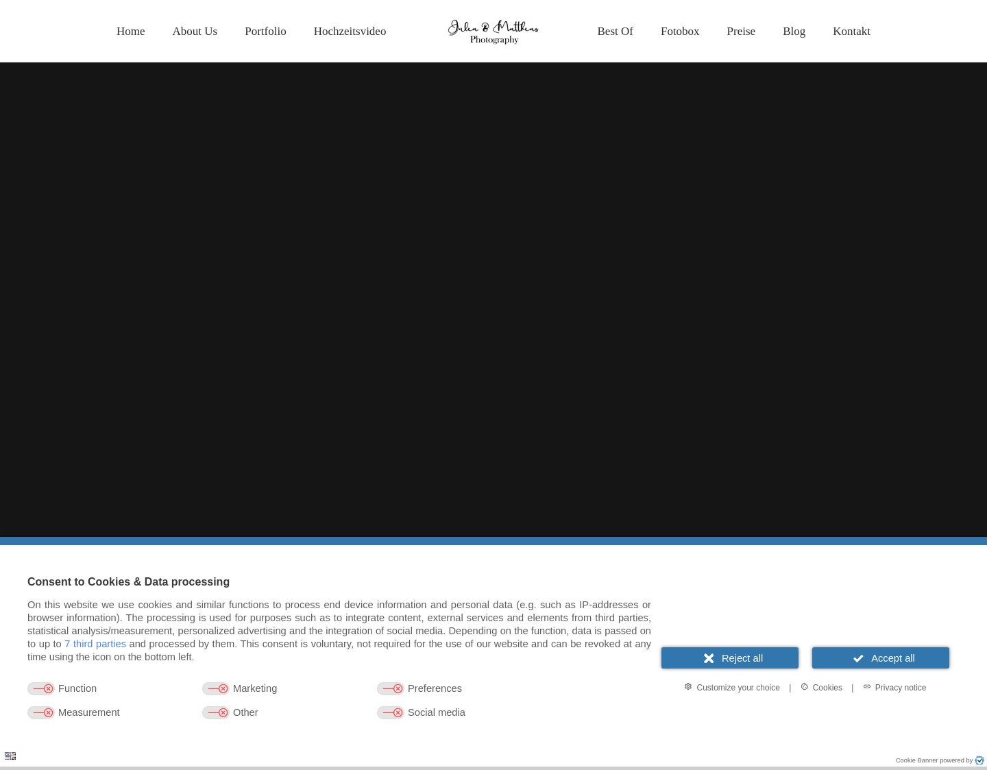 Aktuelle Website-Vorschau von Hochzeitsfotograf Dresden