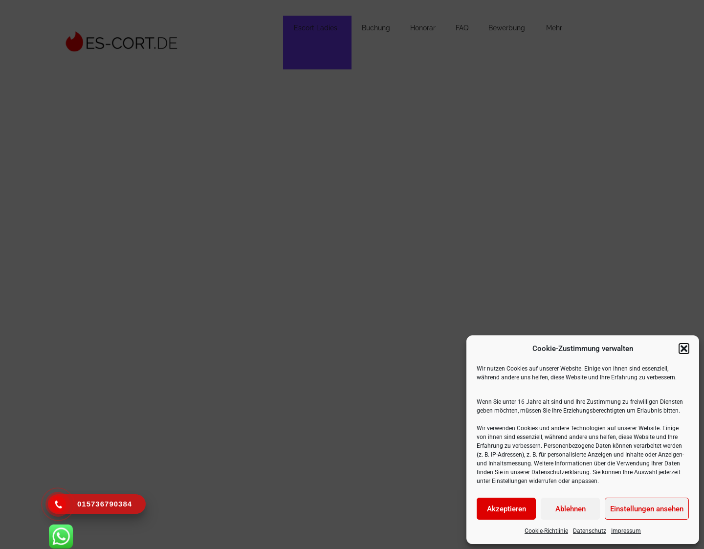 Aktuelle Website-Vorschau von Escort München