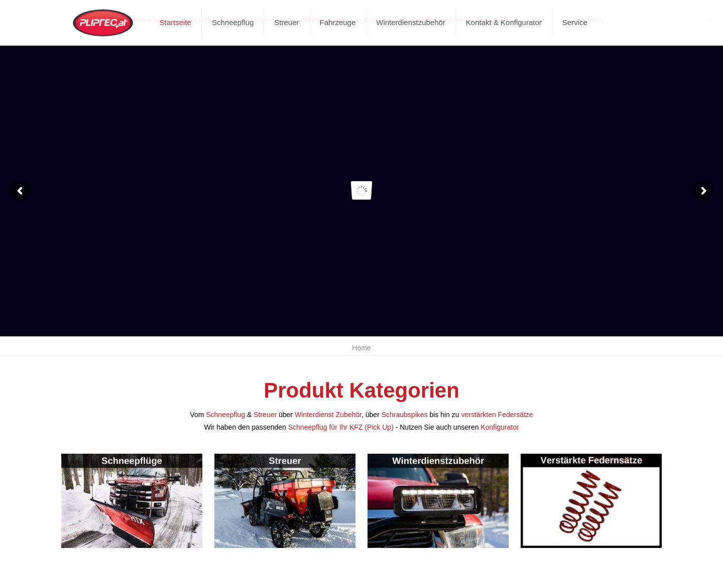 Aktuelle Website-Vorschau von https://www.pliptec.at/