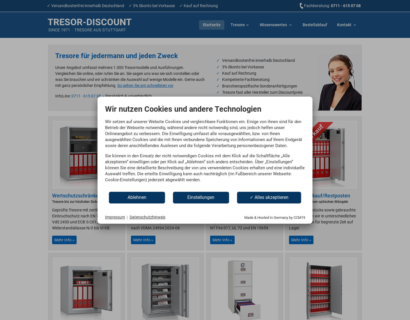 Aktuelle Website-Vorschau von ALLTEC Warenhandels GmbH