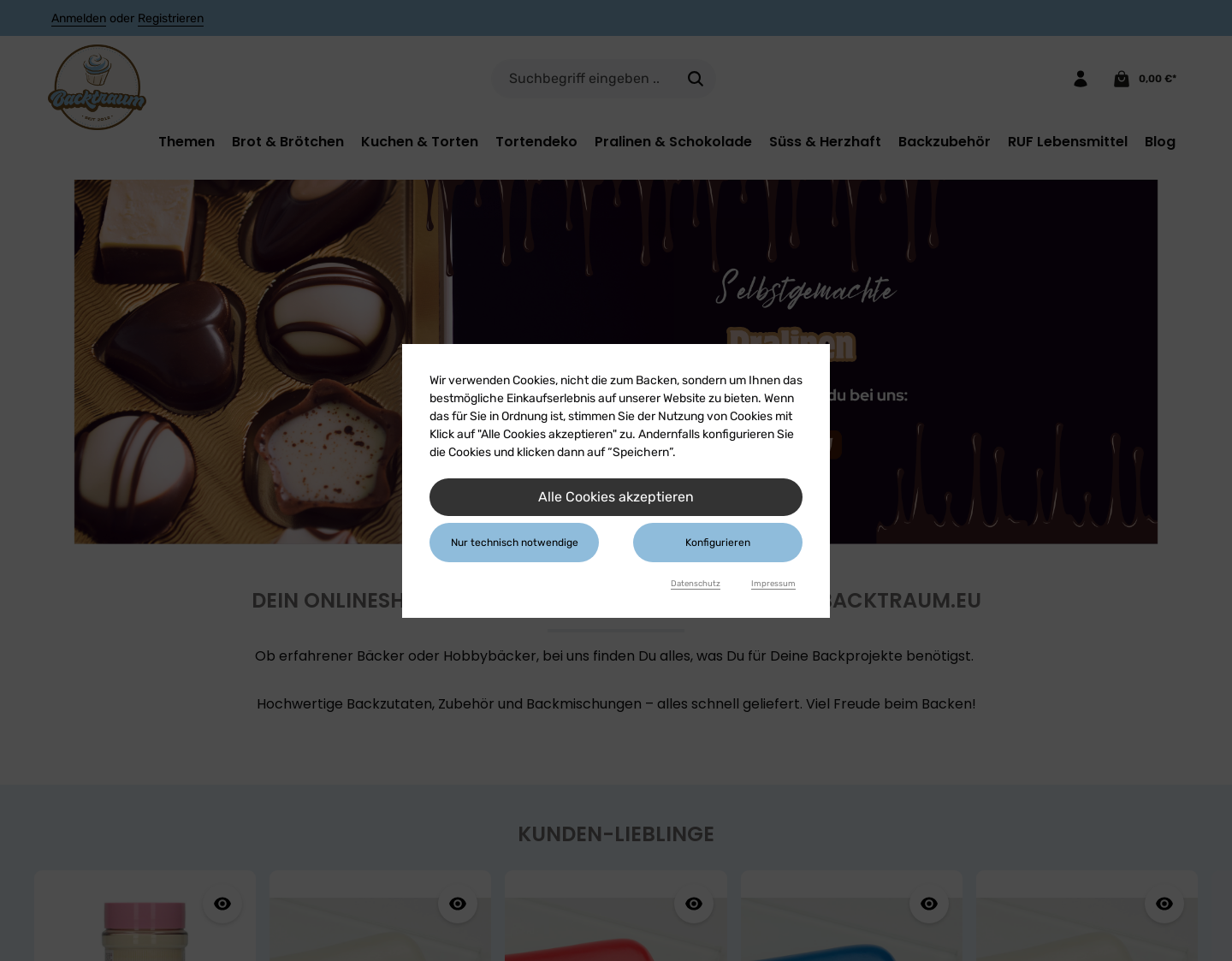 Aktuelle Website-Vorschau von Ines Ziems Backtraum