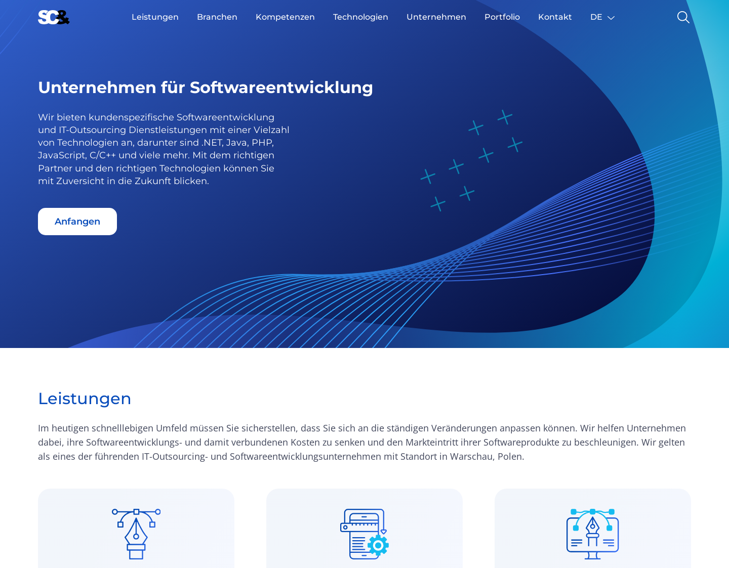 Aktuelle Website-Vorschau von SCAND Ltd.