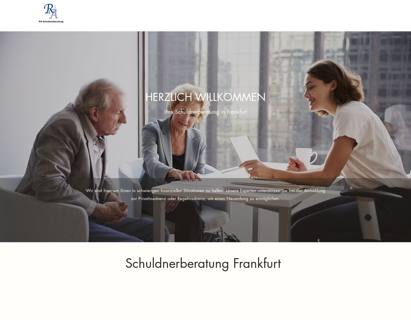 Aktuelle Website-Vorschau von Schuldnerberatung Frankfurt