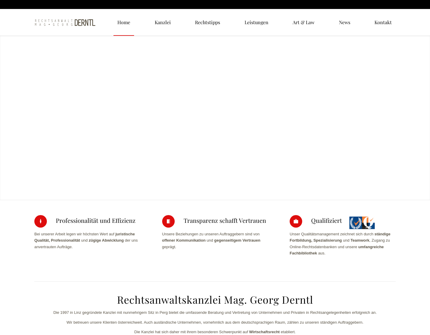 Aktuelle Website-Vorschau von Rechtsanwaltskanzlei für Wirtschaftsrecht