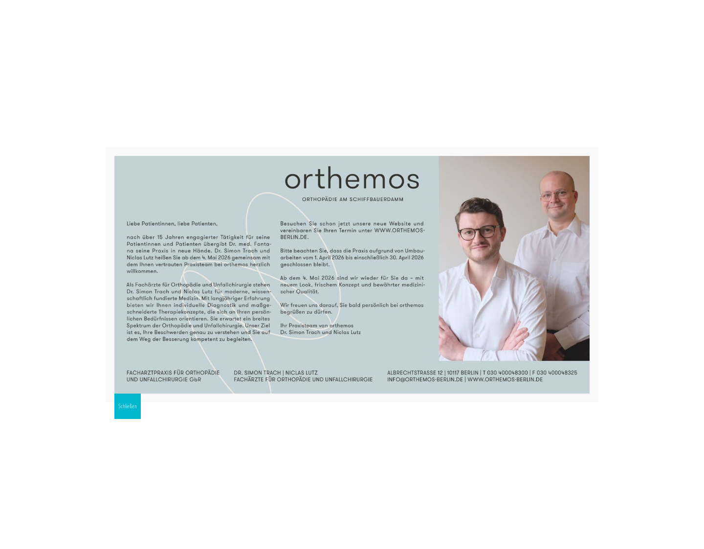 Aktuelle Website-Vorschau von Facharzt für Orthopädie