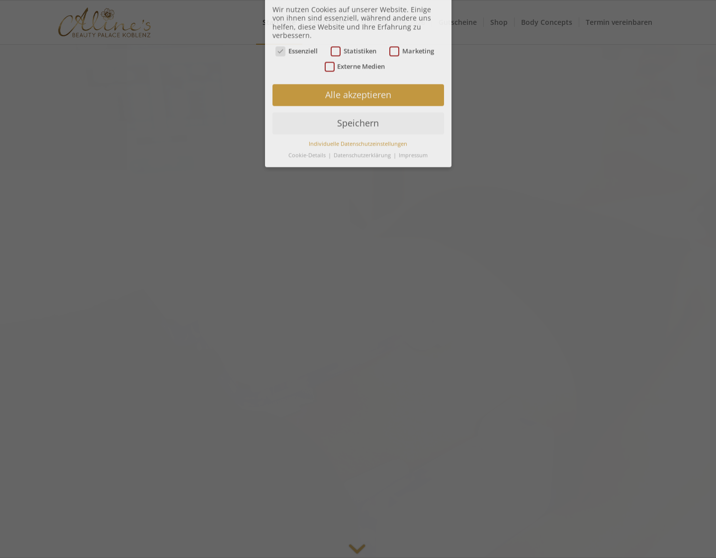Aktuelle Website-Vorschau von Beauty Palace Koblenz