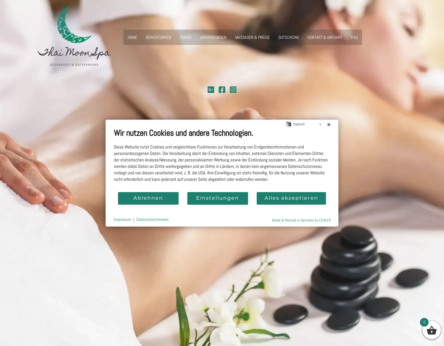 Aktuelle Website-Vorschau von ThaiMoonSpa Massage Leipzig