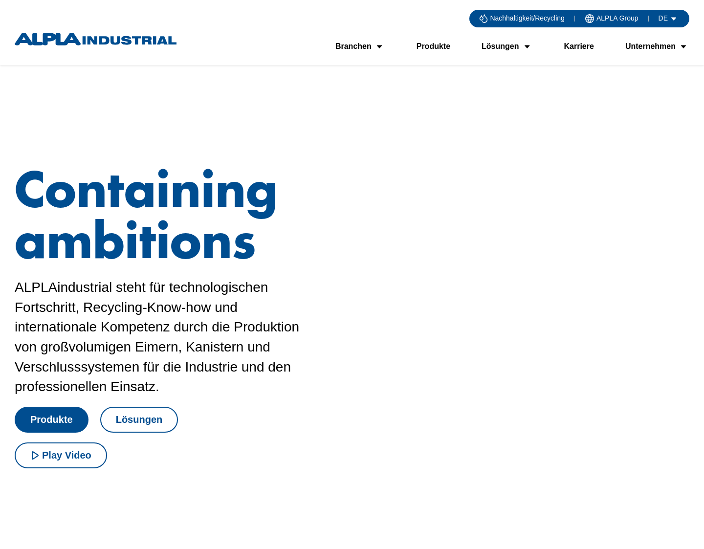 Aktuelle Website-Vorschau von WOLF PLASTICS Verpackungen GmbH