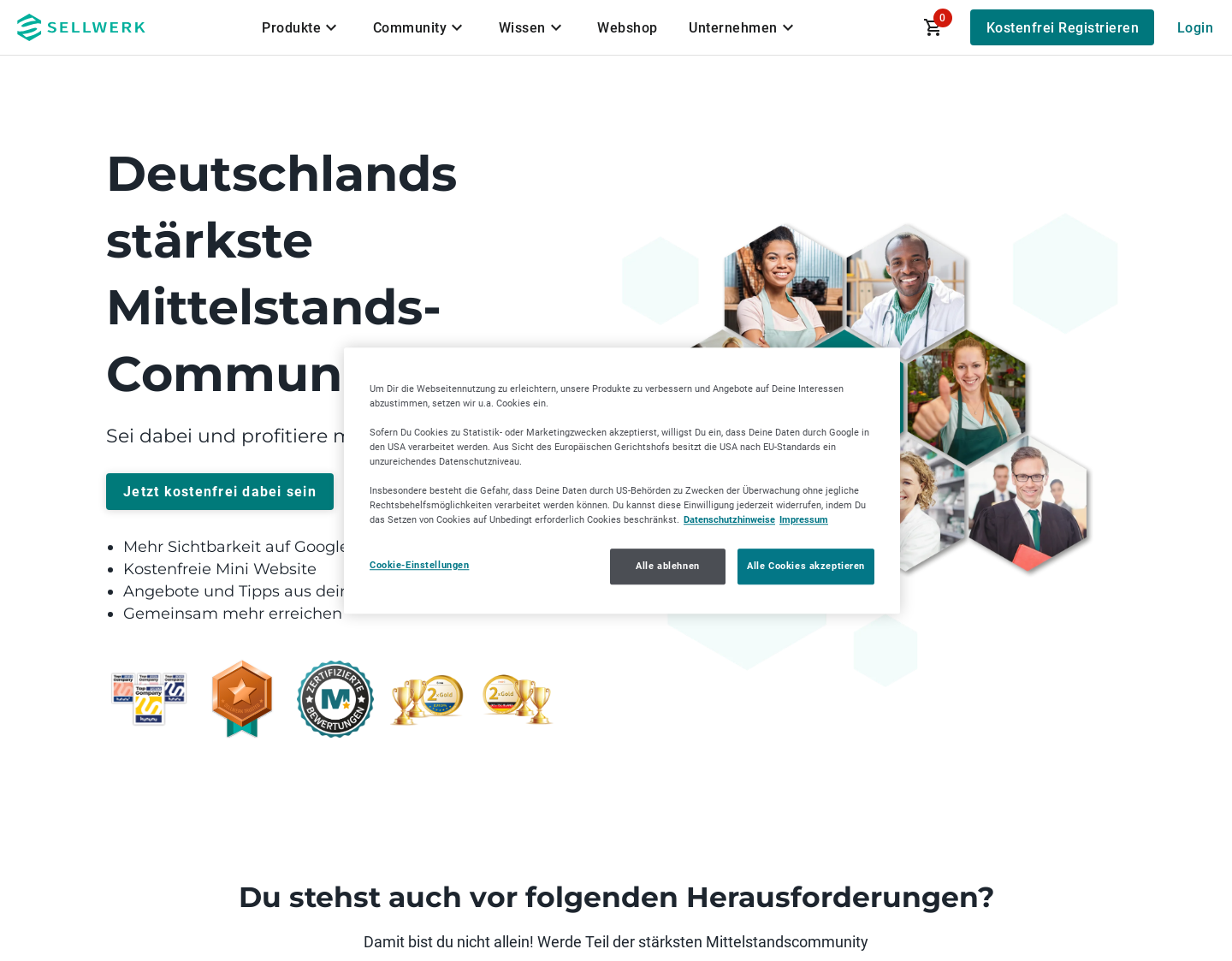 Aktuelle Website-Vorschau von Sellwerk | TG Telefonbuch-Verlag Frankfurt/M.