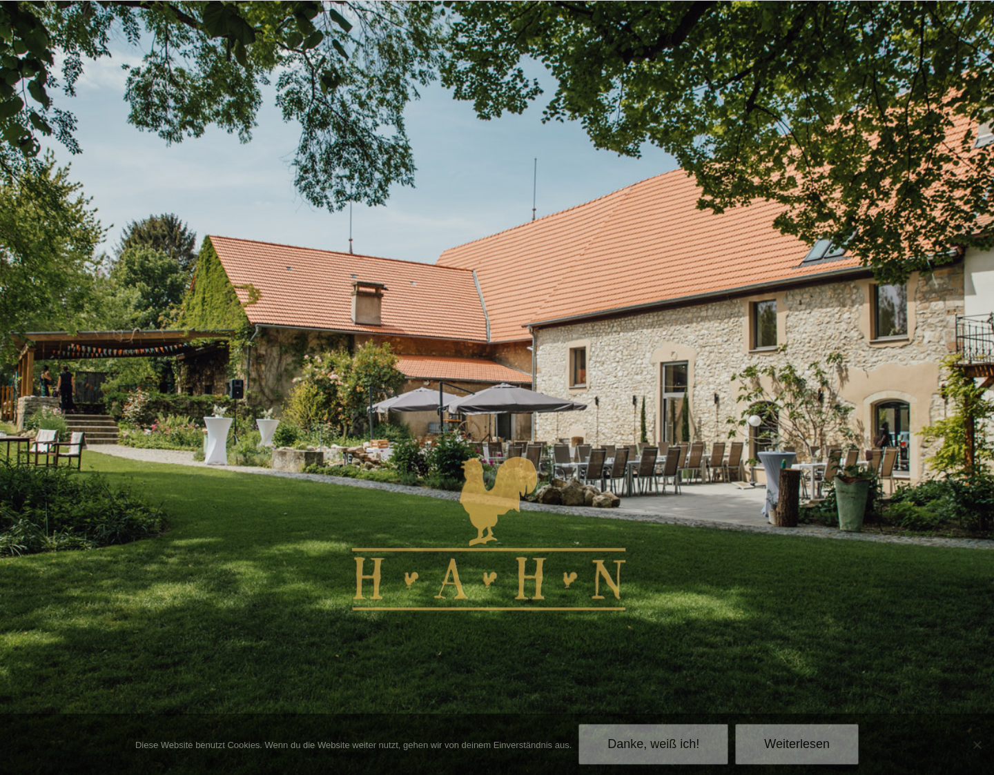 Aktuelle Website-Vorschau von Eventlocation Weingut Hahn