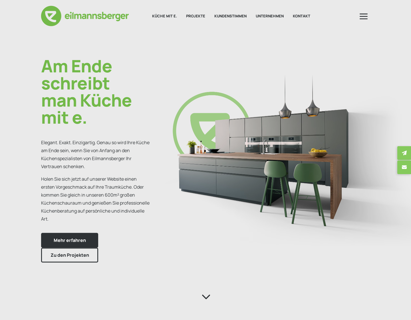 Aktuelle Website-Vorschau von EILMANNSBERGER GmbH