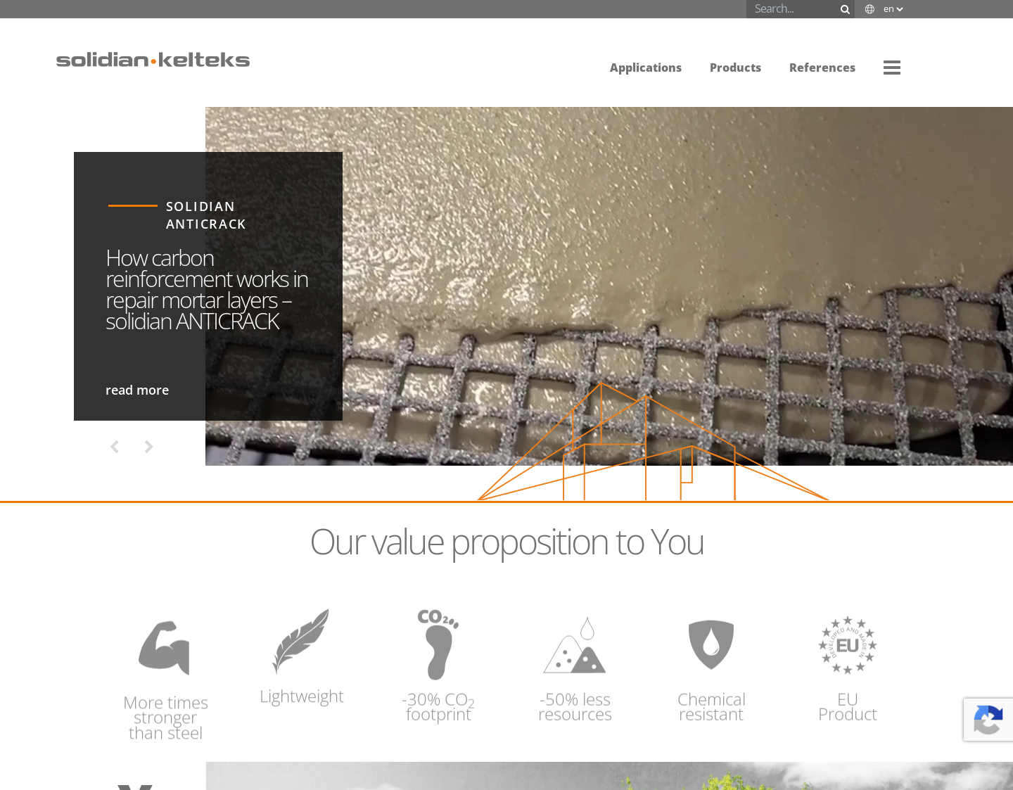 Aktuelle Website-Vorschau von solidian GmbH