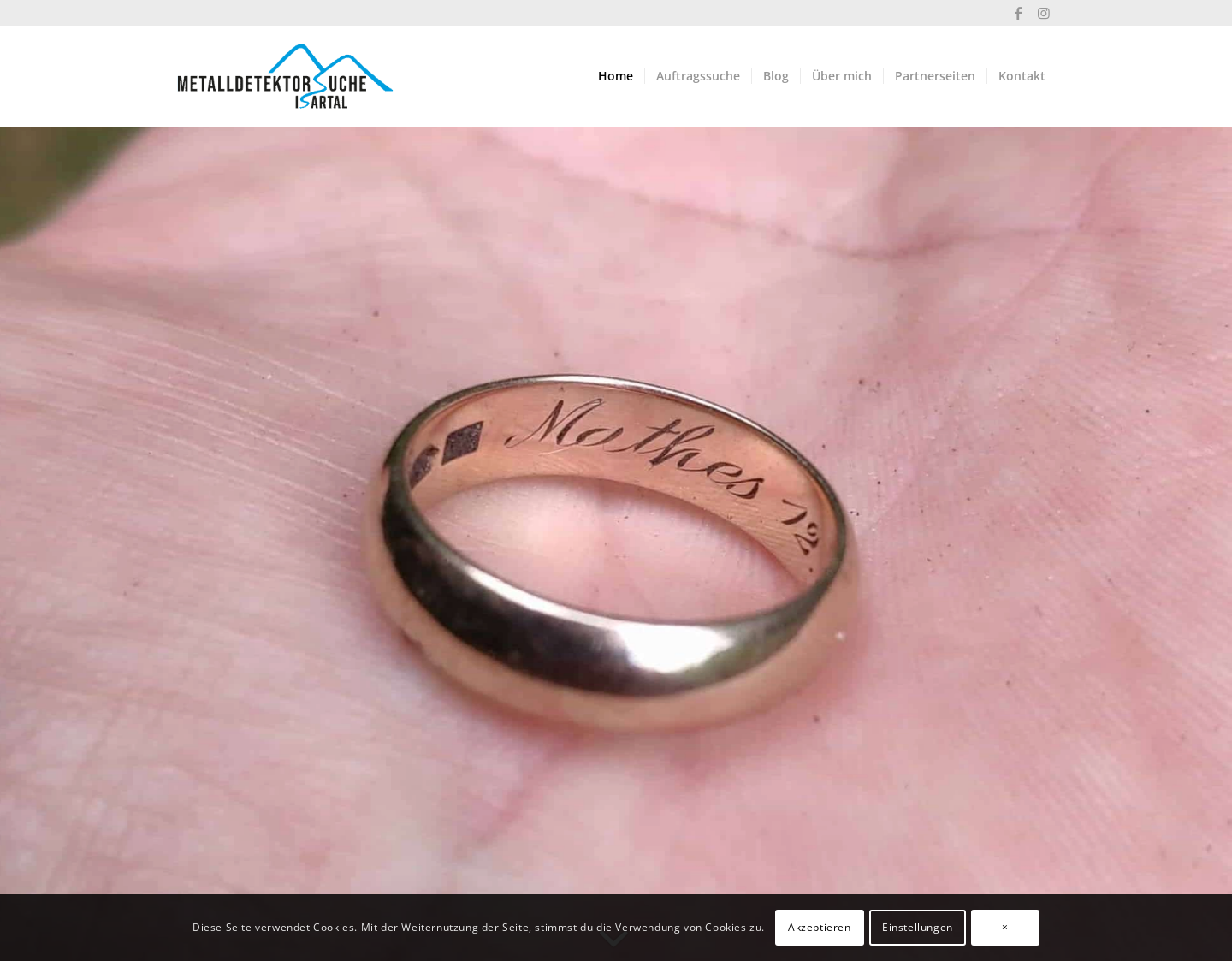 Aktuelle Website-Vorschau von Metalldetektorsuche-Isartal
