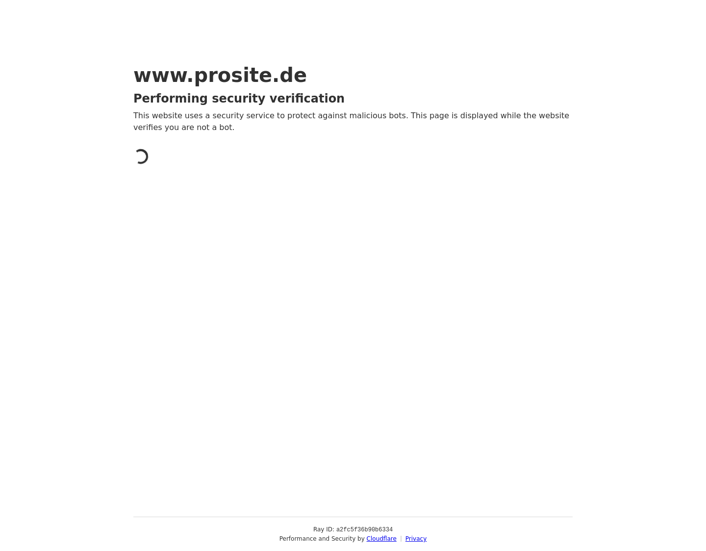 Aktuelle Website-Vorschau von Domain, Webspace, vServer, Root und Managed Server