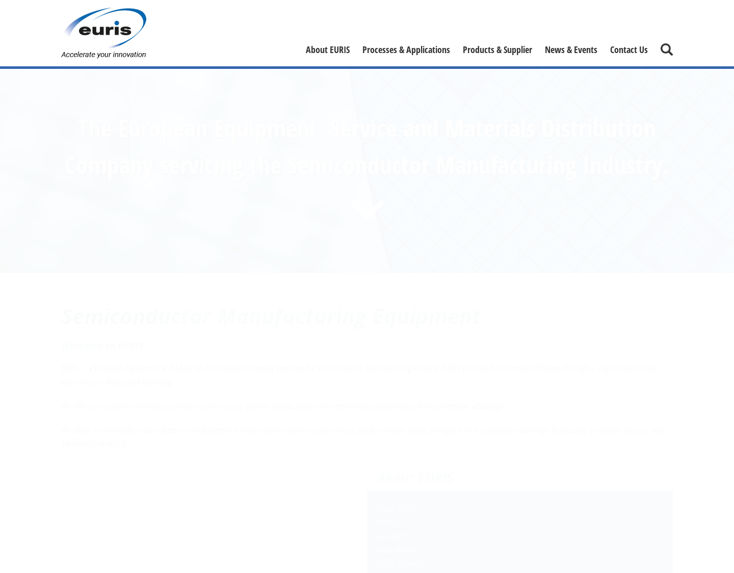 Aktuelle Website-Vorschau von Euris GmbH