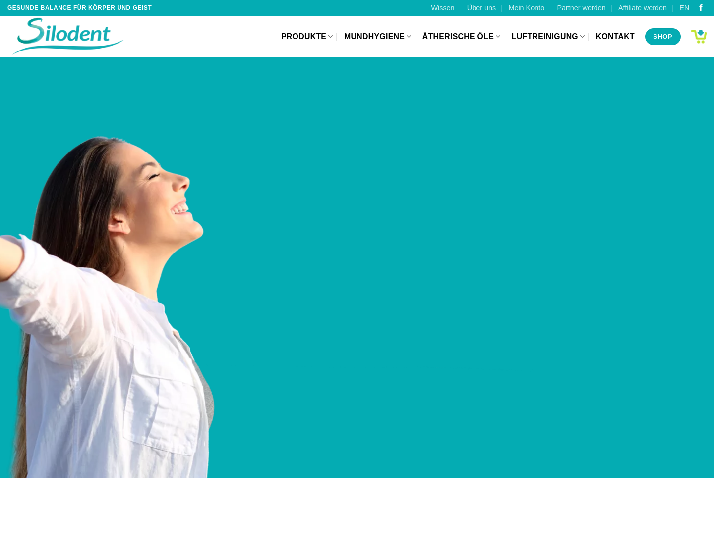 Aktuelle Website-Vorschau von Airmed?s Secret  Ätherische Öle