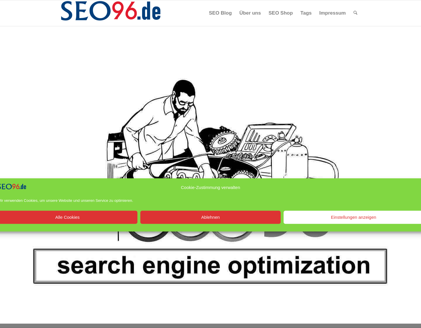 Aktuelle Website-Vorschau von SEO Agentur In Hannover SEO96